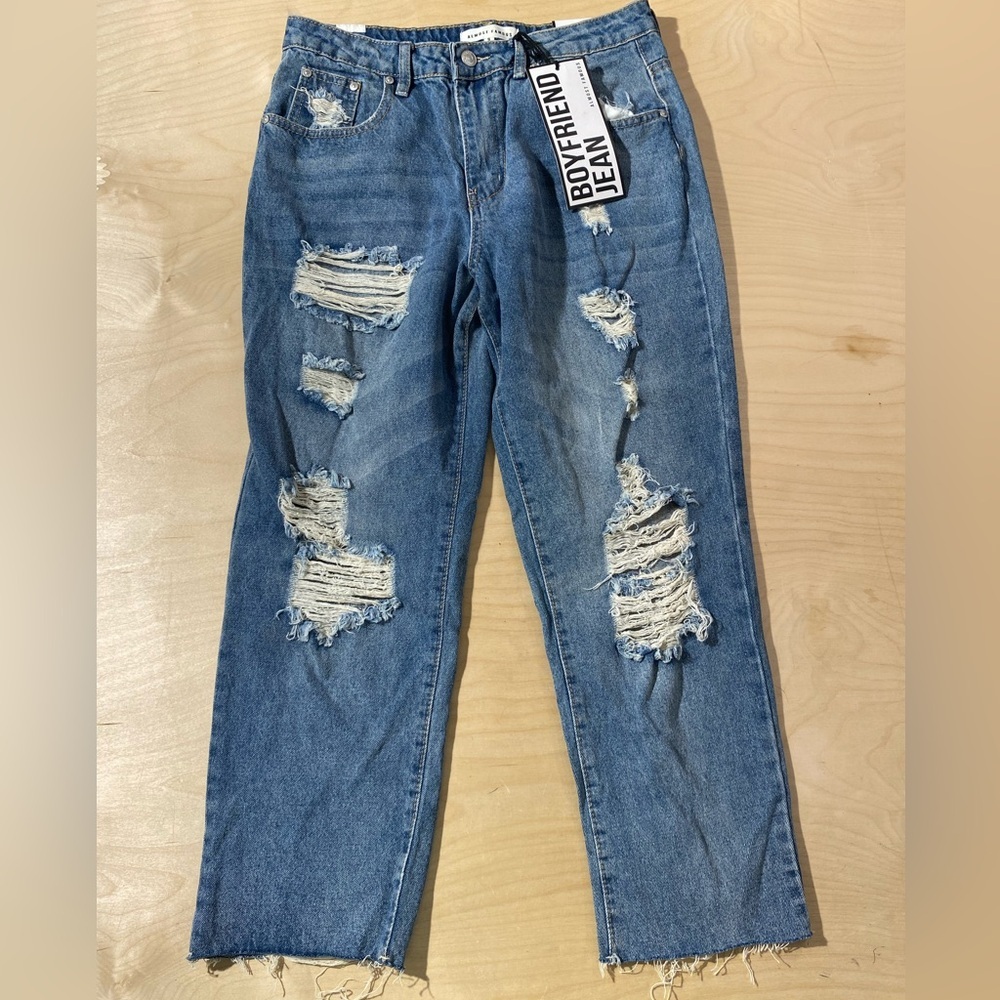 Almost Famous Light Blue Denim Boyfriend Jeans 9 (GL)
